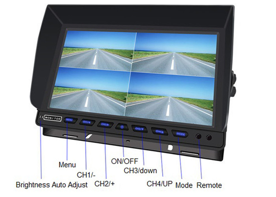 10.1 Zoll 1080P AHD TFT-Auto-Monitor Wasserdicht HD Rückansichtssystem